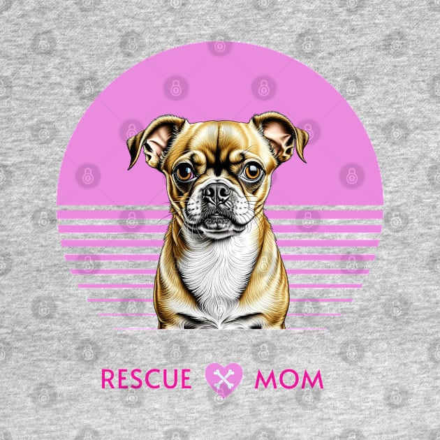 Rescue Mom - adopted Dog by Mugs and threads by Paul